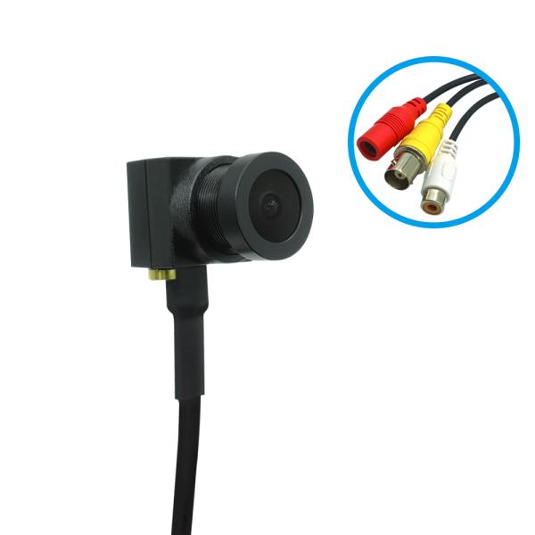 Mini Size 15*15mm AHD Camera 1080p With Microphone Analog Signal 2.1mm Wide