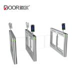 Shenzhen DOOR Super Slim Stainless Steel Infrared Sensing Swing Gate