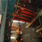 Industrial Electric Double Hoist Overhead Crane Box Type Steel Support