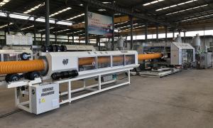 China High Speed HDPE Plastic Corrugated Pipes Manufacturing Machine factory