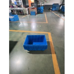 Trailer, Storage Container, Nesting and Stackable Plastic Storage Box with Lid