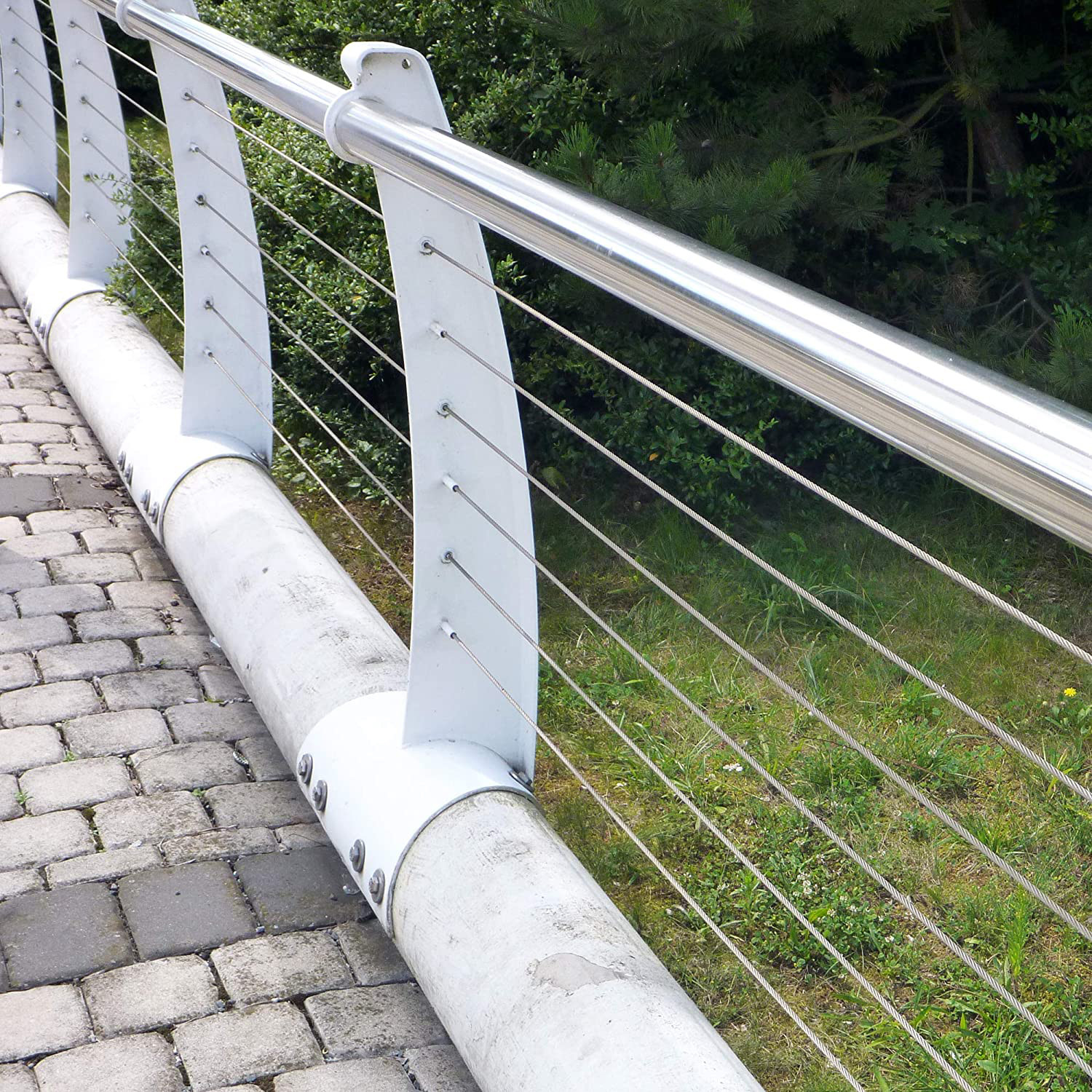 Steel Core Cable Railing 300ft T316 Stainless Steel Cable 1/8" 7x7 Strands Wire Rope For Deck Railing Kit Hardware