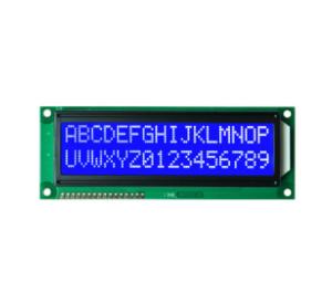 China 162G LCD Character Display Module STN Blue Negative LCD Screen factory