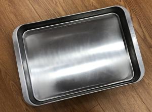 China Rk Bakeware China-Deep Drawn SUS304 Stainless Steel Food Storage Pan Tray factory