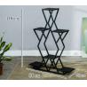 Buy cheap Custom Black Coating Shop Display Fixtures Retail Merchandising Racks Floor from wholesalers