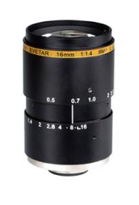 China ITS Lens 1&quot; F1.4 16mm Megapixel C Mount Manual Iris Lens for Intelligent traffic, Industrial camera factory
