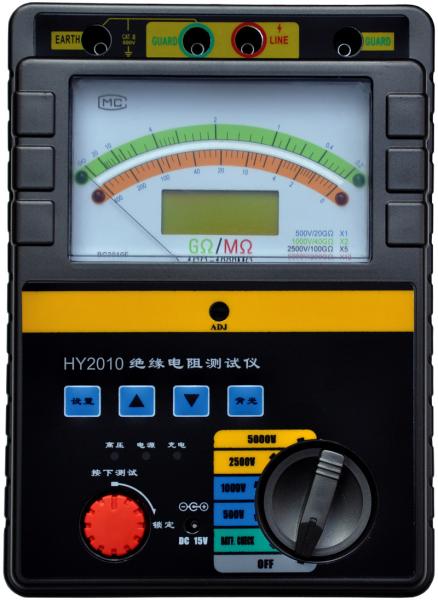 1000V 2500V Megger Insulation Tester With Real Time Industrial Microcomputer