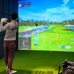 Realistic Sports Ar Golf Simulator Interactive Golf Projection Wall Golf