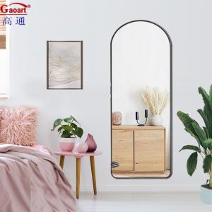 China Modern Stylish Full Body Length Salon Stand Standing Mirror for Large Bathroom Decor factory