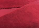 240GSM Stretchy Super Soft Velvet Fabric Dark Red 92 Polyester 8 Spandex