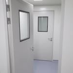 Aluminum GMP Modular Cleanroom Door Anti Corrosion