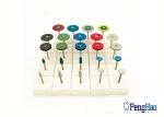 Dental Lab Diamond Rubber Wheels For Cutting Ceramics / Zirconia / Metal Alloy