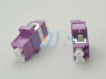 LC Duplex Fiber Optic Adapter Violet Color For Optical Networks