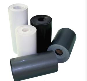 China PP/PS Vacuum Forming Plastic Film Roll Black PP Plastic Film factory