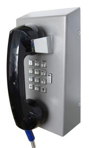 China Cold Rolled Steel Heavy Duty Analog Phone Anti Corrosion Phone For Prison / Jail factory