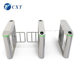 China Acrylic Swing Barrier Gate Indoor Automatic With Colored Lights factory