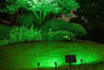3*5w led outdoor waterproof landscaping ground smartyard triple lampheads solar