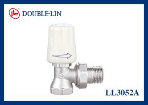 China ISO228 Thread 3/4&quot; Brass Angled Radiator Valves factory