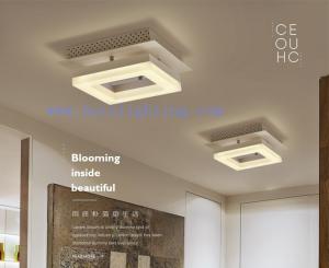 China Acrylic Ceiling Lamp LED Lighting White Black 27W 680*230*100MM factory