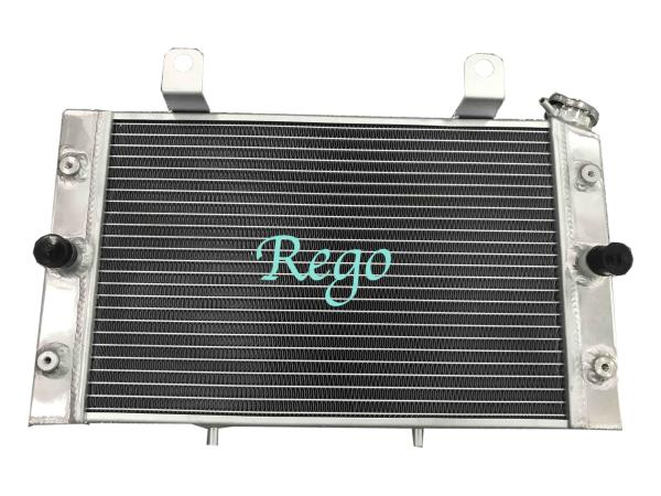 Auto Racing Polished ATV Radiator For YAMAHA RHINO 700 2008-2013 2009 2010 2011