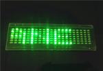 Green color scrolling LED message display T-shirt