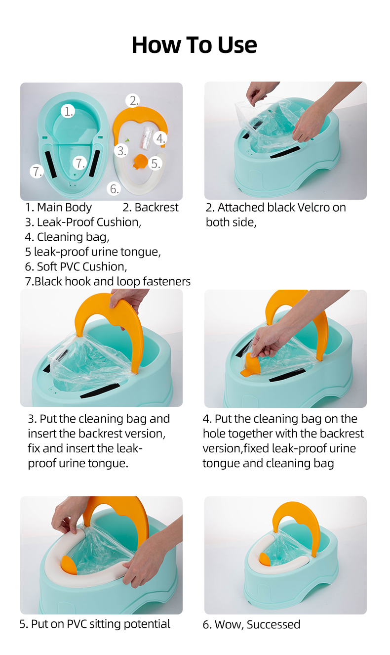 Solid Color Baby Potty Training Seat with Custom Logo Lightweight Design