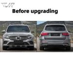 For X253 Mercedes Benz Glc Level Upgrade Glc63 Bumper Kit LED Headlights Led