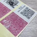 Removable Waterproof Adhesive Label Roll Retail Security Label ROHS