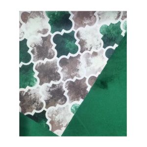 Upholstery Digital Print Fabric Wrinkle Resistant With Knitted Technics