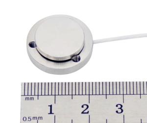 China Low Profile Flat Compression Type Force Load Cell 500N 200N 100N on sale