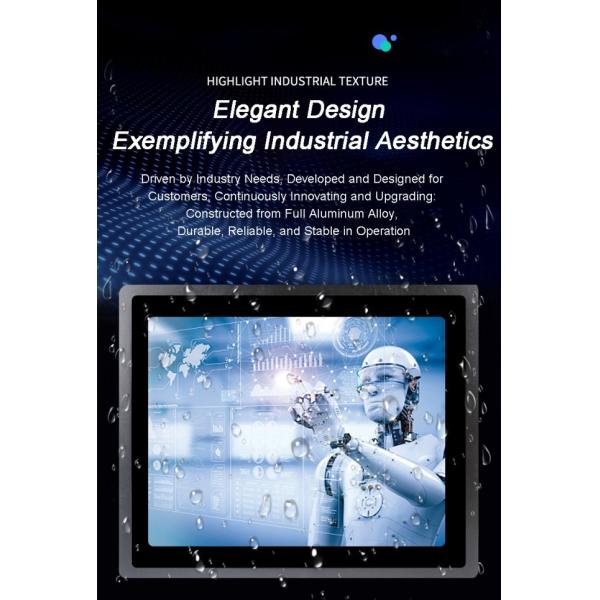 15 Inch Touch Screen Panel Pc Desktop Industrial Monitors Waterproof Touch Screen Panel Pc Fanless Industrial Pc