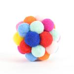 Colorful Pet Play Toys Portable PP Cotton Material Any Logo Available