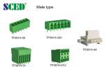 2-22 Number Of Contact Plug In Power Terminal Block Connector 3.81mm Female