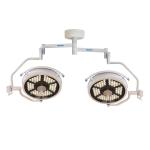Double Arm 500500 LED Ceiling Mounted Surgical Light 120000Lux For Clinics