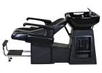 Traditional Backwash Reclining Shampoo Chair With Footrest , Salon Shampoo Units