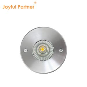 China 316SS 6W 12V-24V IP67 Waterproof Stainless Steel Front Cover COB Inground Recessed Lights factory