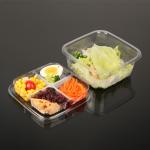 Customize PET Clear Disposable Plastic square Cake Container Disposable Fruit