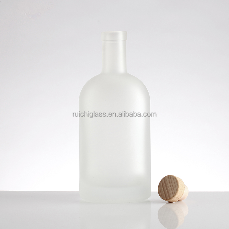 Collar Material Aluminum Plastic PP 375ml 500 ml 750 ml Wine Glass Bottle with Cork