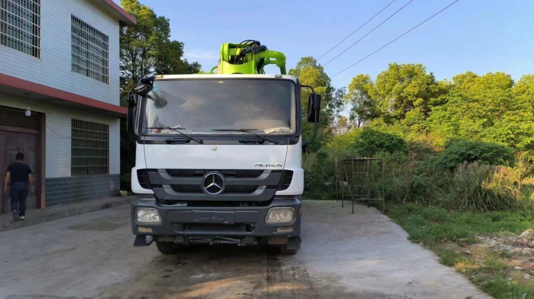 Renovated Zoomlion 47m Concrete Equipment Concrete Pump Truck Concrete Placing Boom Beton Pumper Second Hand Truck Mounted Concrete Pump Concrete Mixer Truck
