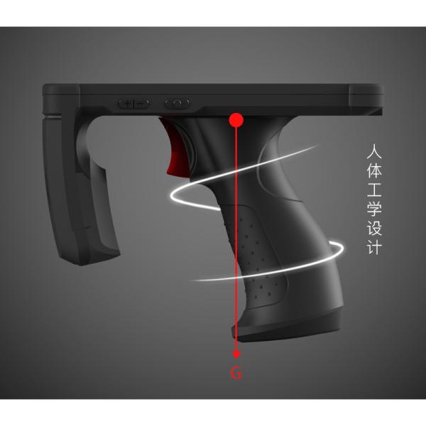 China Android 8.1 Octa-Core 2.0GHz 4GB RAM 64GB ROM Rugged PDA Handheld Computer UHF RFID  Reader  with Pistol Grip factory