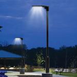 Non Solar Outdoor LED Garden Pole Lights High Lumen Commercial 40 Watt