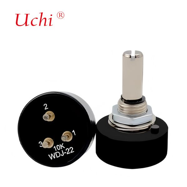 China WDJ-22 Conductive Plastic Potentiometer 10k Angular Displacement Sensor factory