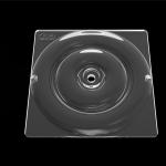 PC 90 Degree 2 Ring LED Street Light Lens With Excellent Light Distribution