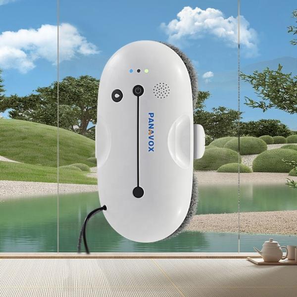 Electric Window Cleaning Robot with 650mAh Battery Capacity and Smart Remote