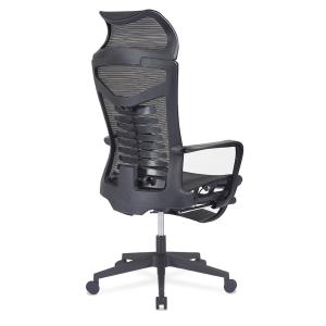China ANSI High Back Executive Desk Chair Footrest Adjustable Ergo Gaming Chair factory