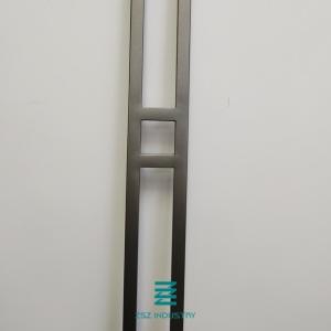 China Double bar iron hollow tube square 1/2&quot; x 1/2&quot; iron balusters Ash grey Metal Fence Posts factory