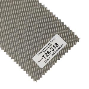 China Sunetex 0.55mm Antibacterial Fiberglass Sunscreen Fabric NFPA 701 factory