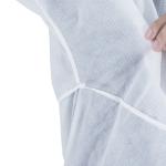 1 Or 2 Ways Zip PP Non Woven Coverall Medical Disposable Polypropylene Coveralls