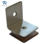 Glass partiting brace RS1827, 90 degree, single, material stainless steel,