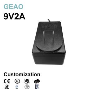 China 9V 2A Wall Mounted Power Adapters For Currency Outdoor Cctv Camera Led Strip Pos Machine Neon Light factory